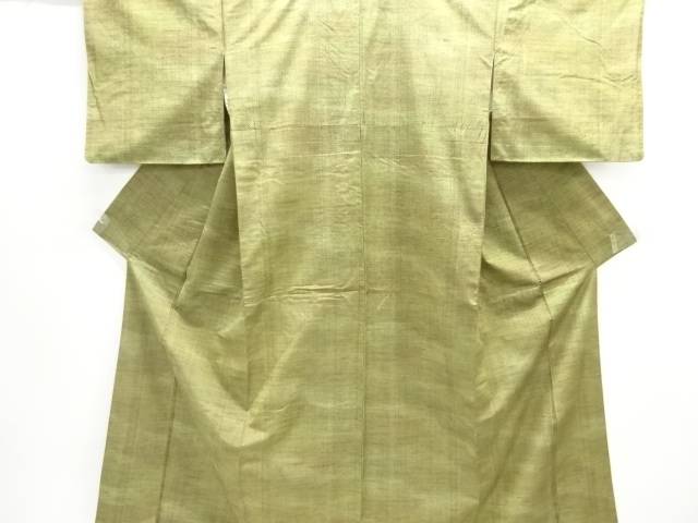 暈し柄織り出し手織り紬着物【中古】【着】【紬・お召し】