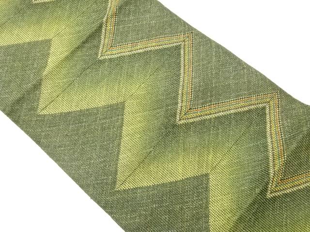 組織金糸抽象模様織出し名古屋帯【中古】【着】【名古屋帯】|Kimono-Shinei 2号店