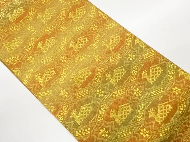 紙布有栖川模様織出し袋帯【中古】【着】【袋帯】