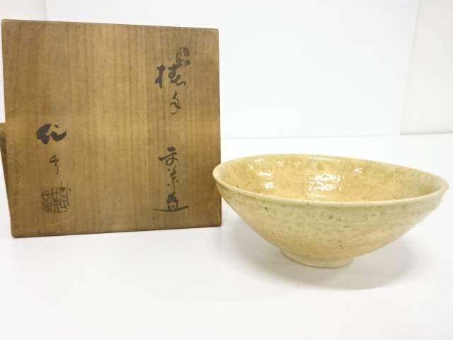 加藤作助造　平茶碗【中古】【道】