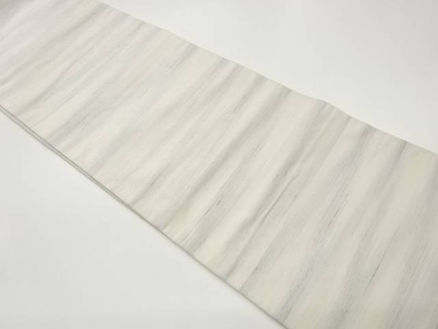 手織り紬変わり横段模様織出し洒落袋帯【中古】【着】【袋帯】