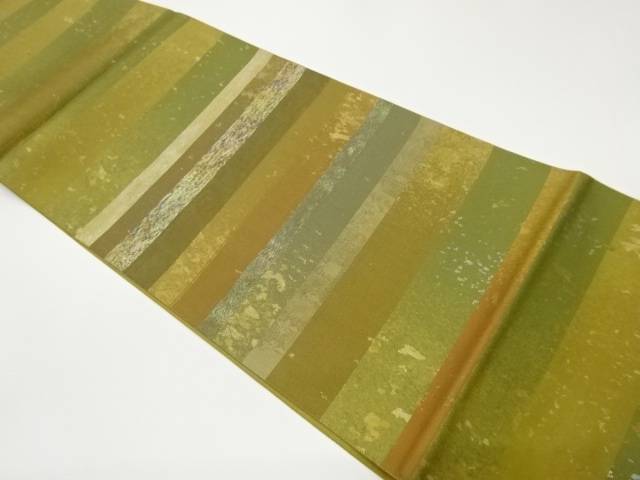 引箔横段模様織出し袋帯【中古】【着】【袋帯】｜Kimono-Shinei　２号店