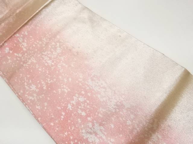 引箔抽象模様名古屋帯【中古】【着】【名古屋帯】