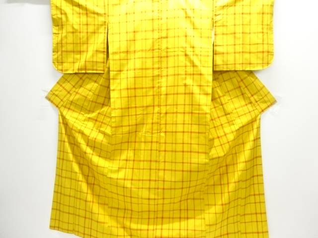格子織り出し米沢紬着物アンサンブル【中古】【着】【紬・お召し】 4,428円