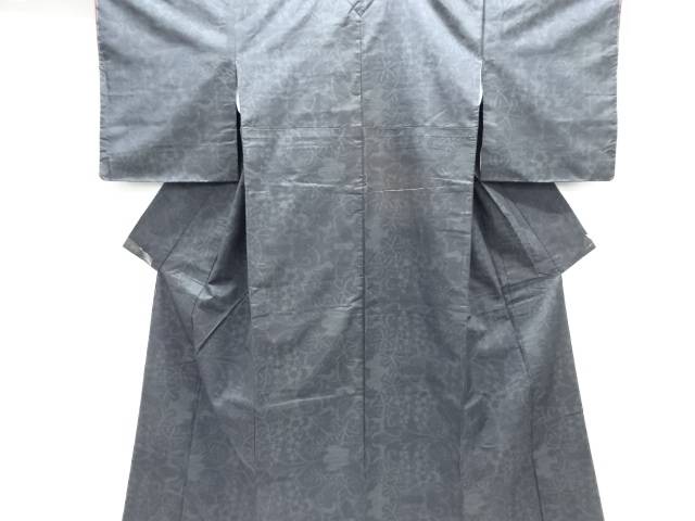 葡萄唐草模様織り出し本場泥大島紬着物【中古】【着】【紬・お召し】|Kimono-Shinei 2号店