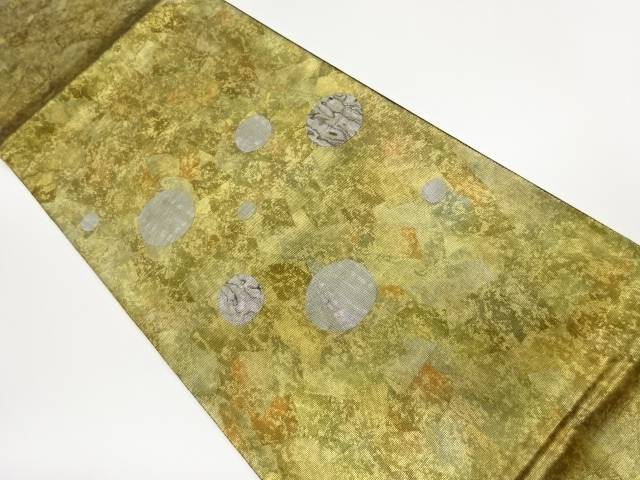 引箔螺鈿丸に抽象模様袋帯【中古】【着】【袋帯】｜Kimono-Shinei　２号店