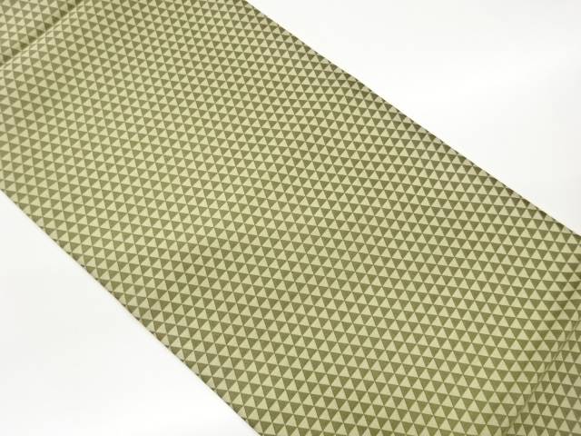 鱗模様織出しリバーシブル全通袋帯【中古】【着】【袋帯】