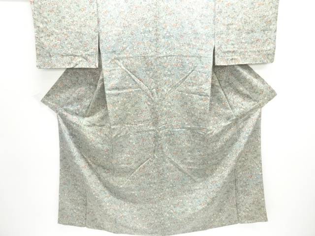 花鳥模様小紋着物【中古】【着】【小紋】