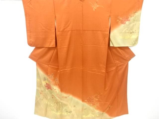 花模様刺繍一つ紋訪問着【中古】【着】【訪問着・付下げ】|Kimono-Shinei 2号店