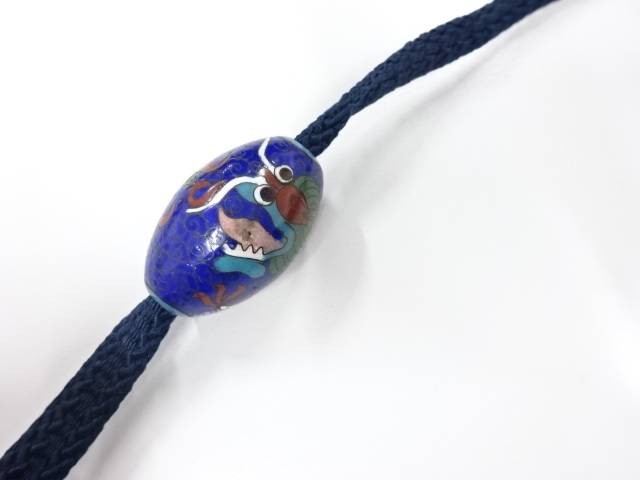 七宝　帯留め【アンティーク】【中古】【着】【帯留】