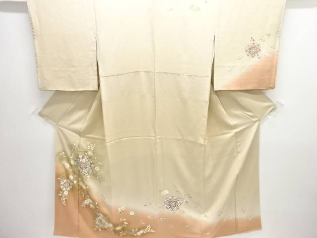 華紋に花模様訪問着【中古】【着】【訪問着・付下げ】｜Kimono-Shinei　２号店