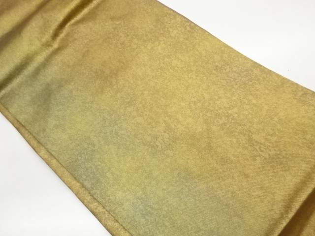 引箔抽象縞模様名古屋帯【中古】【着】【名古屋帯】