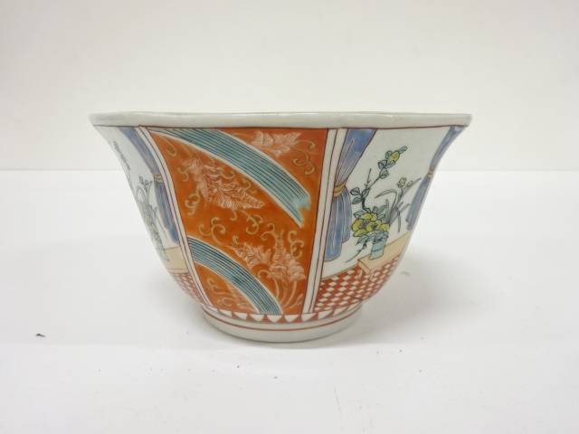 古伊万里　色絵　大鉢【中古】【道】