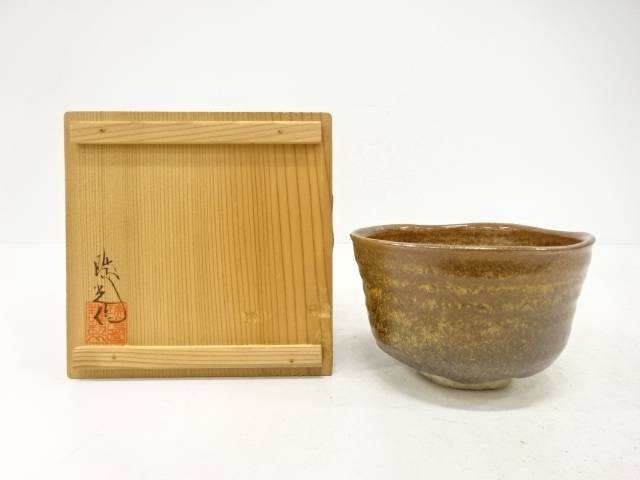 瑞光園造　結晶釉　茶碗【中古】【道】