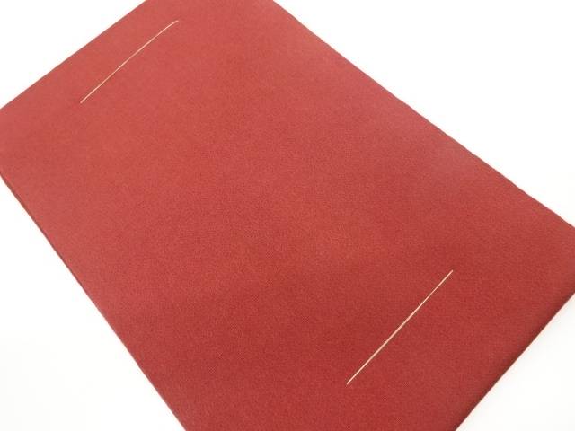 未使用品 縮緬地無地名古屋帯【着】【名古屋帯】