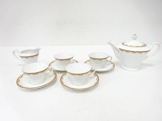 作家物　ティーカップ＆ソーサー　6ピース　洋食器【中古】【道】