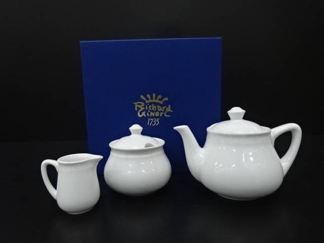 Richard Ginori　リチャードジノリ　ティー3点セット【中古】【道】