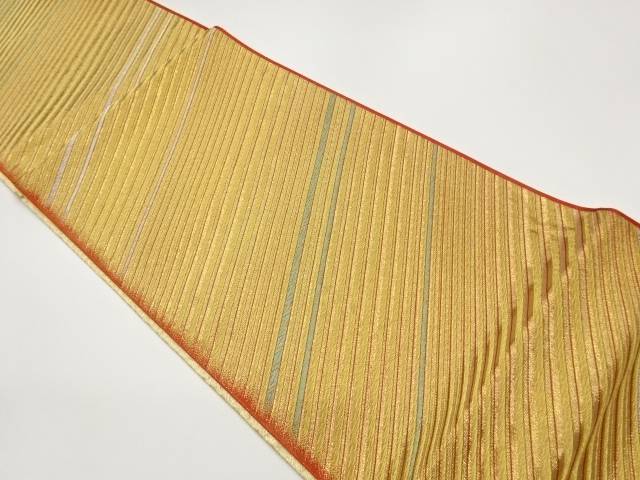 斜線模様織出し全通袋帯【中古】【着】【袋帯】