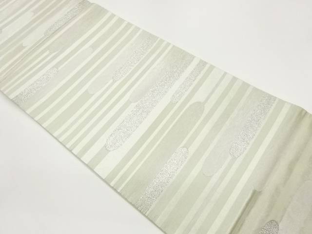 横段にヱ霞模様織出し袋帯【中古】【着】【袋帯】