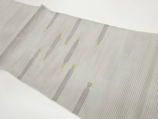 絽綴れ変わり横縞模様織出し名古屋帯【中古】【着】【名古屋帯】|Kimono-Shinei 2号店