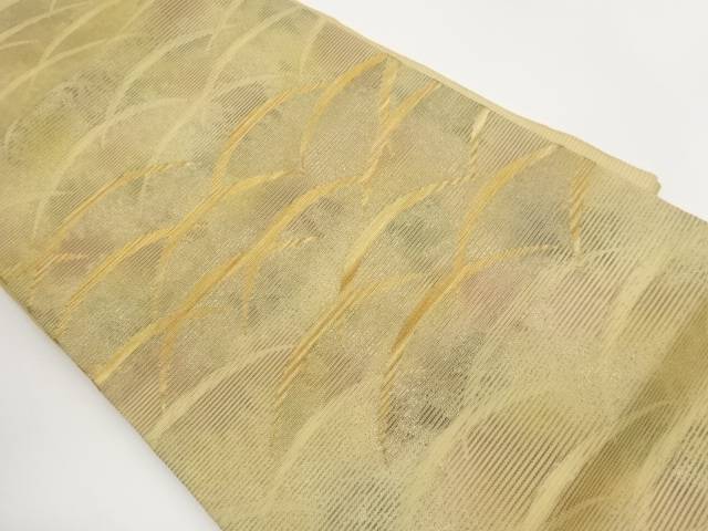 絽芝模様織出し名古屋帯【中古】【着】【名古屋帯】｜Kimono-Shinei　２号店 12,851円
