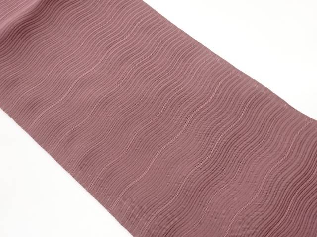 絽綴れよろけ横段模様織出し名古屋帯【中古】【着】【名古屋帯】｜Kimono-Shinei　２号店