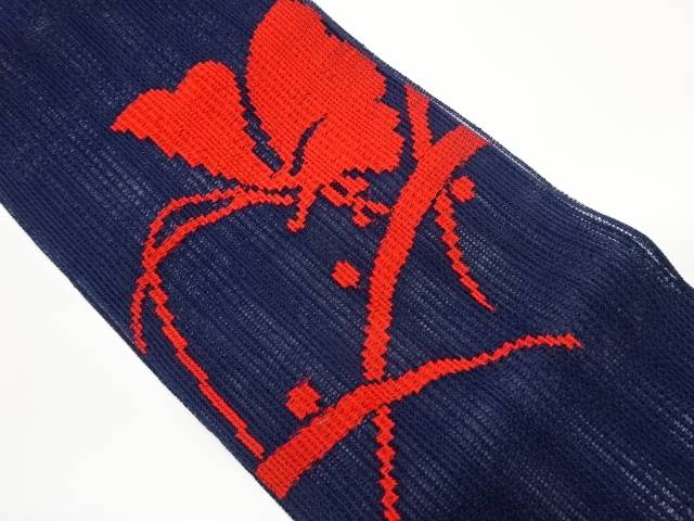 羅蝶に露芝模様織出し名古屋帯【中古】【着】【名古屋帯】｜Kimono-Shinei　２号店