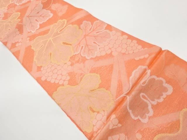 葡萄模様織出し袋帯【中古】【着】【袋帯】｜Kimono-Shinei　２号店 12,851円