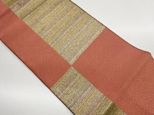 変わり横縞模様織出し名古屋帯【中古】【着】【名古屋帯】｜Kimono-Shinei　２号店