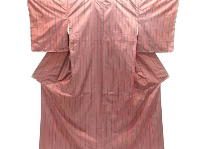未使用品　縞織出し手織り紬着物【着】【紬・お召し】｜Kimono-Shinei　２号店