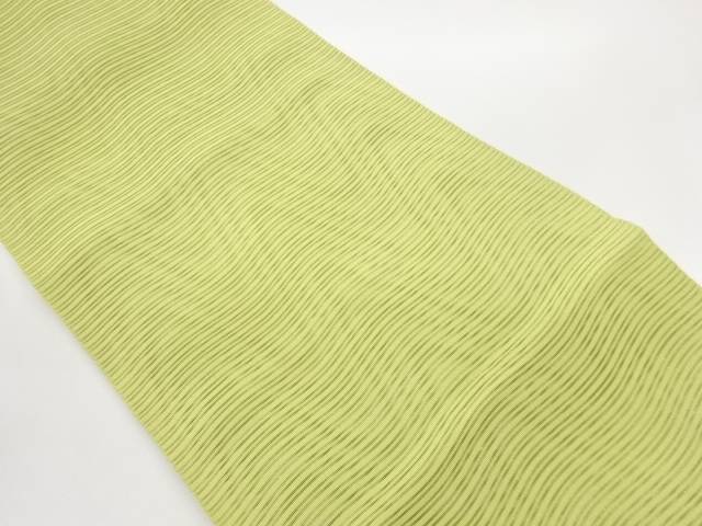 絽綴れよろけ横縞模様織出し名古屋帯【中古】【着】【名古屋帯】｜Kimono-Shinei　２号店