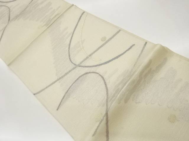 洛陽織物製　抽象模様織り出し夏用袋帯【中古】【着】【袋帯】｜Kimono-Shinei　２号店