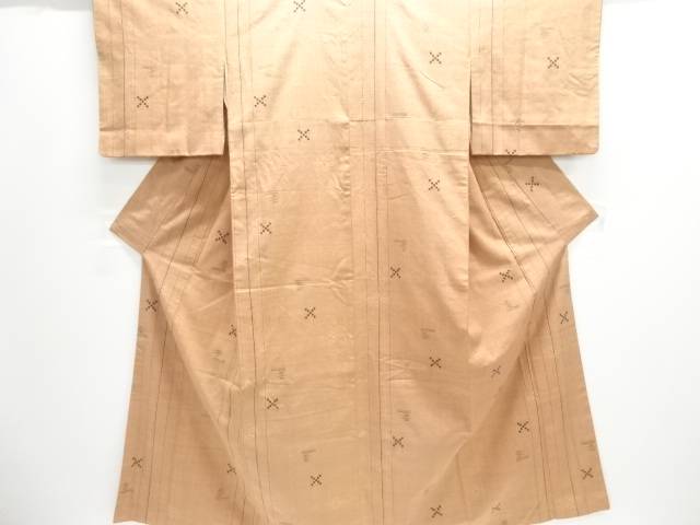 本場琉球絣 手織り紬着物【中古】【着】【琉球織物】|Kimono-Shinei 2号店