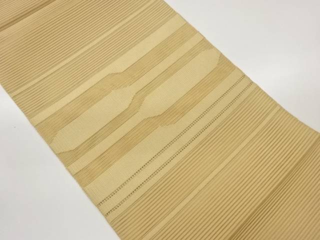 絽綴れ変わり横段模様織出し名古屋帯【中古】【着】【名古屋帯】｜Kimono-Shinei　２号店