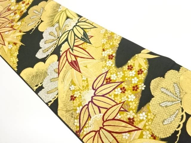 流水に松竹梅・雪輪模様織出し袋帯【中古】【着】【袋帯】｜Kimono-Shinei　２号店 21,534円