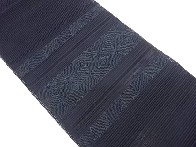 絽綴れ 横段に幾何学模様織り出し名古屋帯【中古】【着】【名古屋帯】|Kimono-Shinei 2号店
