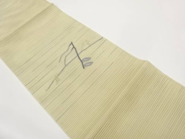 絽綴れ　抽象音符模様織り出し名古屋帯【中古】【着】【名古屋帯】｜Kimono-Shinei　２号店