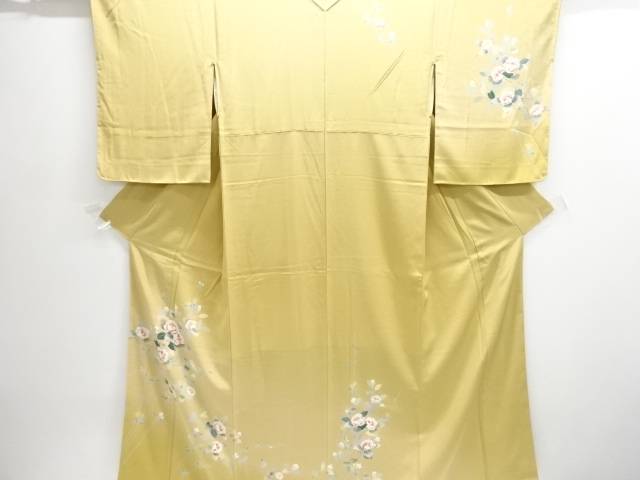 手描き友禅枝花模様訪問着【中古】【着】【訪問着・付下げ】｜Kimono-Shinei　２号店