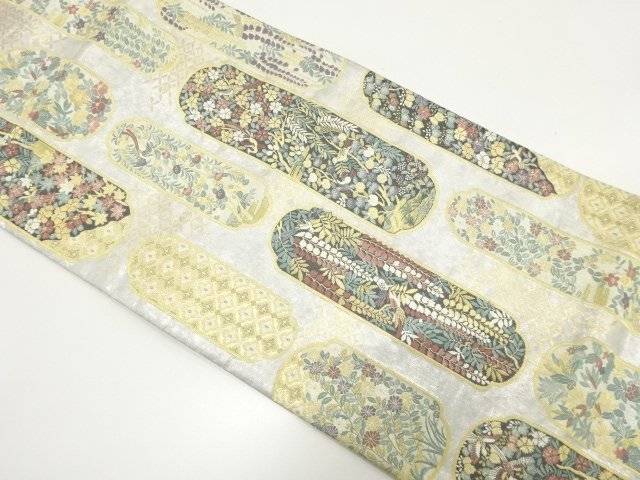 未使用品　金糸　花鳥に古典柄織り出し　袋帯【着】【袋帯】｜Kimono-Shinei　２号店 13,937円