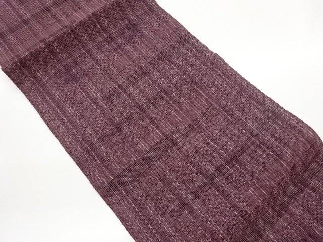 紗 変わり横段模様織出し名古屋帯【中古】【着】【名古屋帯】｜Kimono-Shinei　２号店