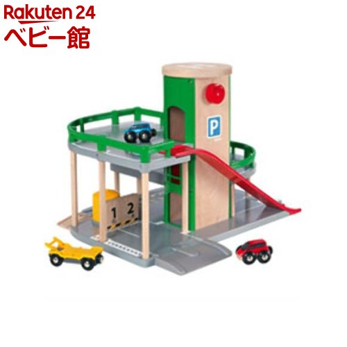楽天市場】木のおもちゃ Plantoys プラントイ パーキングガレージ3