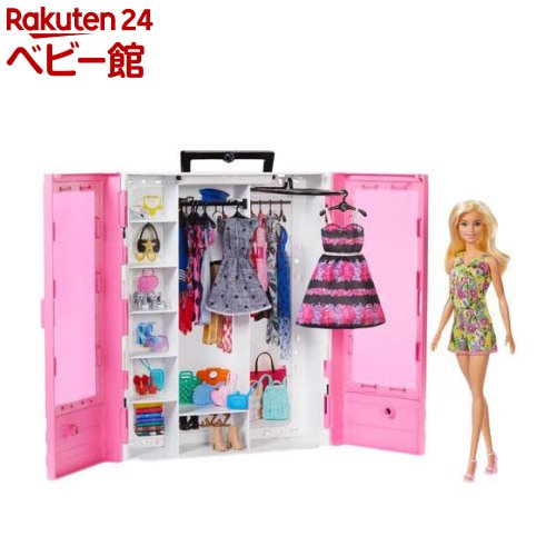 楽天市場 バービーとピンクなクローゼット ドール ファッションセット Gbk12 1セット Mtlho バービー 人形 Barbie Netbabyworld ネットベビー