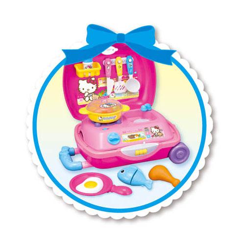 楽天市場 ハローキティ キッチンにへんしん キャリーケース 1個 アガツマ Netbabyworld ネットベビー