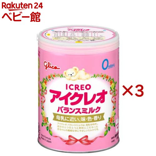 楽天市場】アイクレオ バランスミルク(800g×4缶)【アイクレオ】 : 楽天