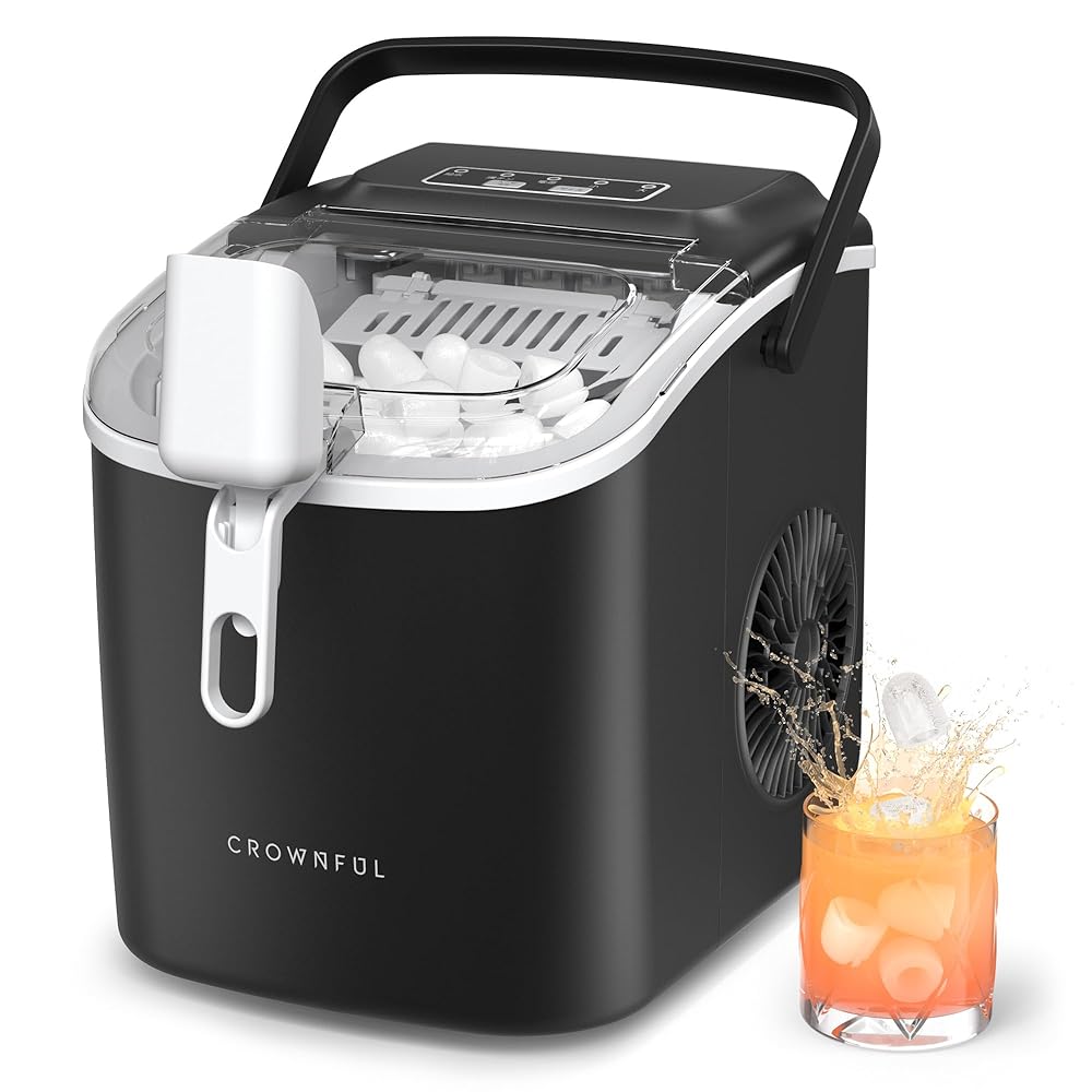美品　自動製氷機 アイスメーカー RM-106TE 透明な氷 ROOMMATE Amazon | ROOMMATE ホームメイドアイスメーカー・ネオ RM-106TE