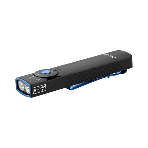 OLIGHT(オーライト) Arkfeld Pro EDCフラッシュライト 1300ルーメン 充電式 IPX7防水 検知機能 防災対応 プロ点検 アウトドア用 超軽量 コンパクト (ブラック)