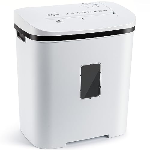Gulcircle シュレッダー 家庭用 電動 業務用:4*40mmマイクロカット 細断枚数A4/14枚 連続細断8分 大容量ダストボックス21L 精密な刃の設計 静音58dB カード類ホッチキス針細断可能 コンパクト マイクロクロスカット 人気|ネットClick Store 店