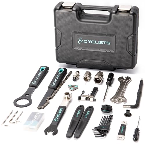 CYCLISTS 自転車 工具セット シマノ対応 20点 プロ 台湾製 ツールキット ツールボックス付き (CT-K03)｜ネットClick Store 店 8,640円