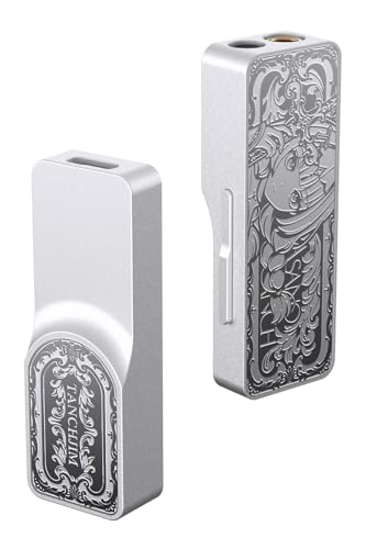 TANCHJIM LUNA 携帯型USB HIFI受話器アンプリファイアー | デュアルCS43198 DAC | 32Bit/768kHz \u0026 DSD256相応う | 4.4粍＆3.5粍最終生産物 | スマホ/パソコン/万覚え帳マイコン/経口避妊薬/介護ホームオーディオ相応う（浅野てんき変わり種）