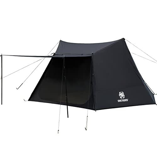 OneTigris NEBULA テント 1-2人用 キャンプ パップテント ソロ ポール付き 専用グランドシート付き 軍幕 家族用 SOLO HOMESTEAD